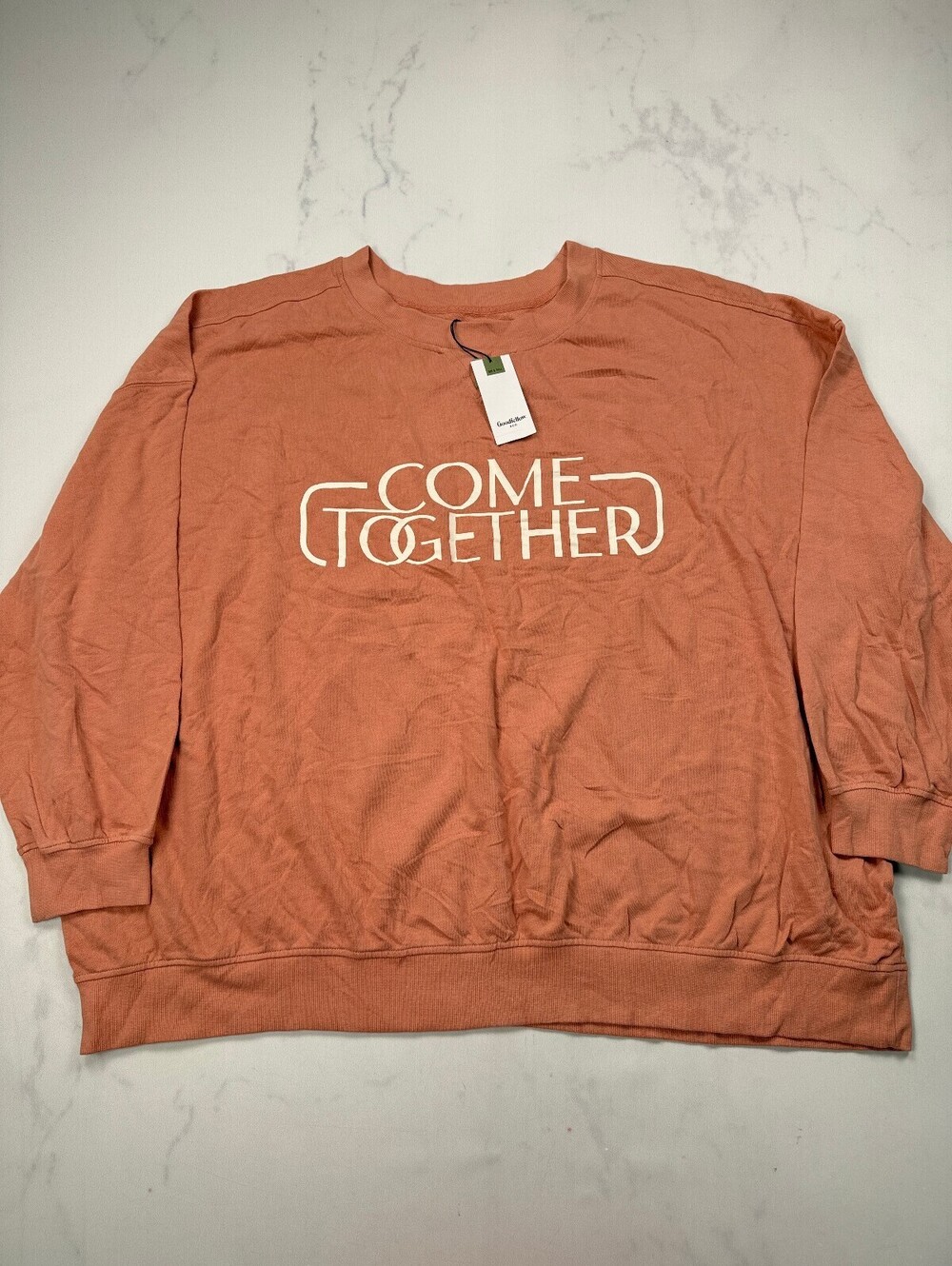 Goodfellow & Co Come Together Sweatshirt Apricot Contemporary - Mens 5XL